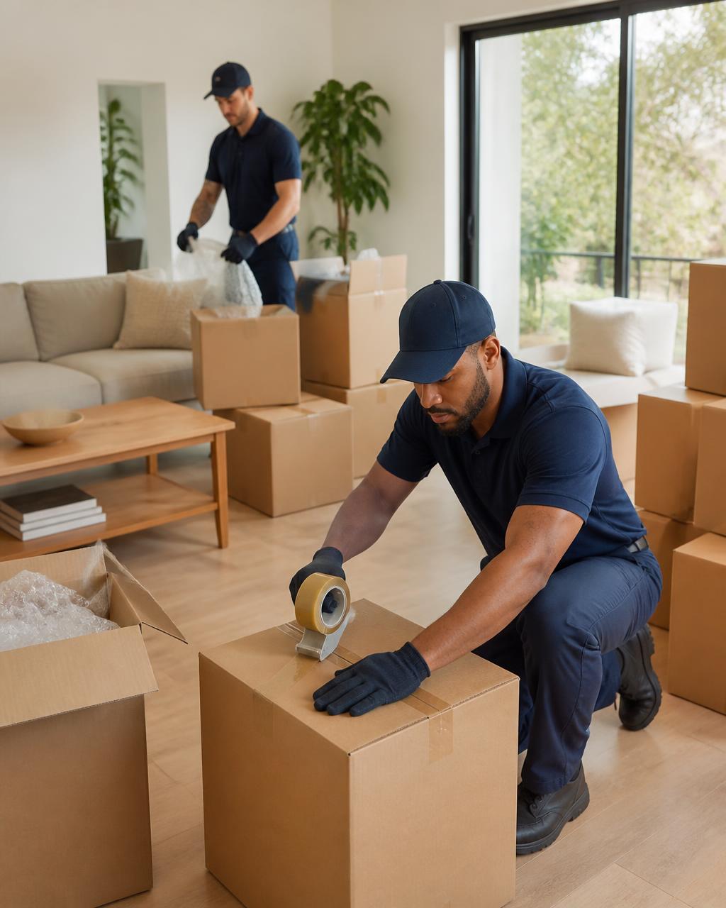 Déménagement avec mise en carton